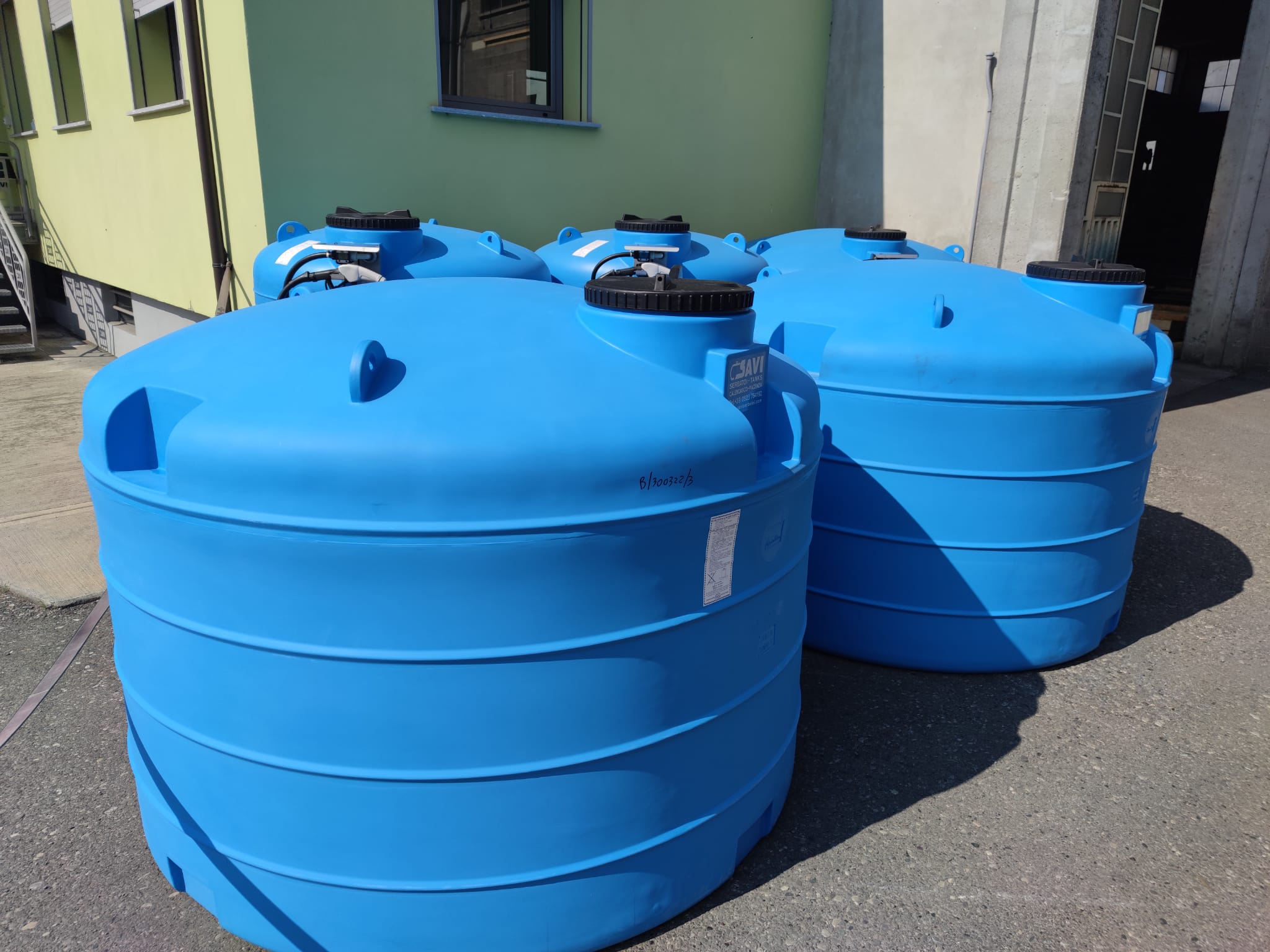 cisterna serbatoio acqua per irrigazione 10.000 litri in metallo zingato